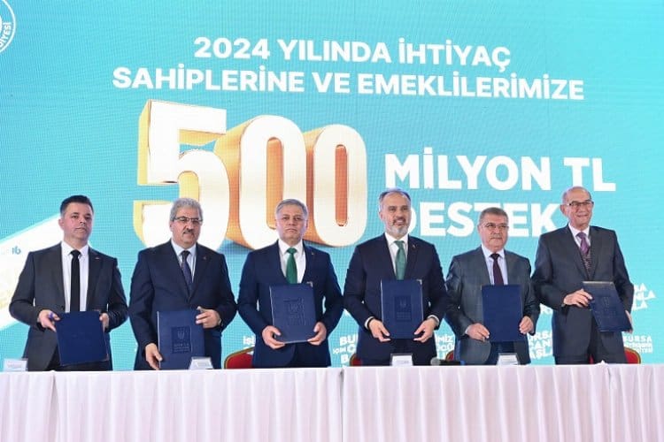 Bursa’da 50 bin haneye  75 Milyon TL destek